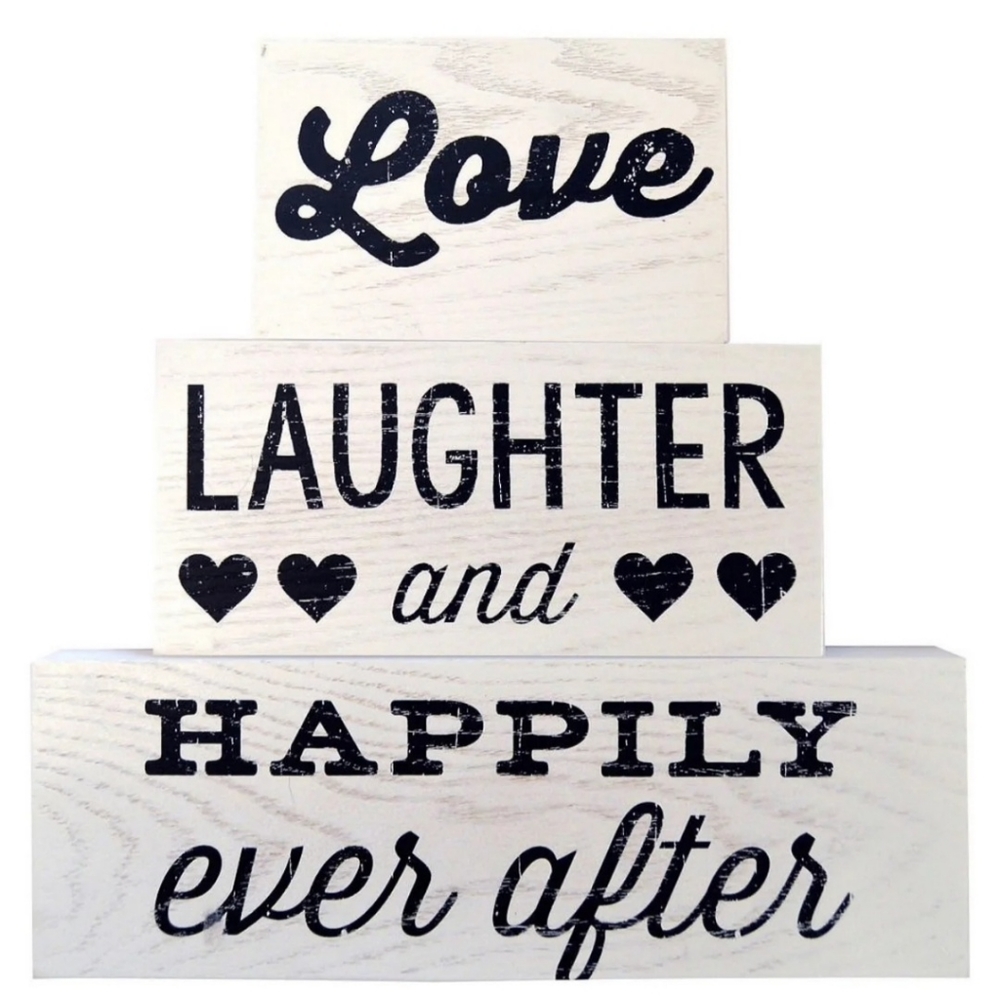 Happily Ever After Wooden Wedding Sign